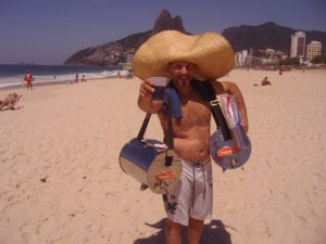 Roasted mate served iced and sweet is loved on Rio's beaches