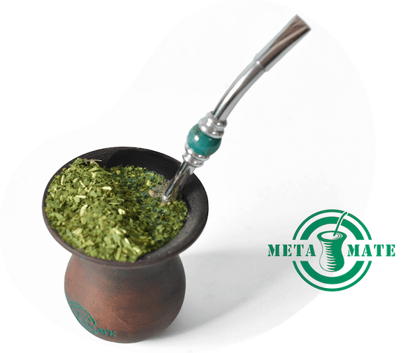 Mate Meta + Yerba Mate Amanda Mate Regulador de Yerba Regulates the Amount  of Yerba Mate (