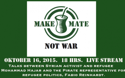 Mate and Politics:  Oct 16 @ 18 hrs